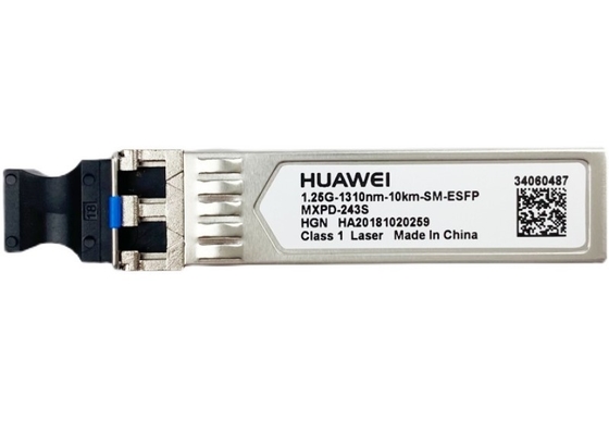 HUAWEI 1.25G 1310nm 10km SM ESFP MXPD-243S 34060487 ESFP 1310nm 1.25G 10km LC Optical Transceiver