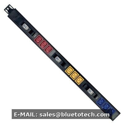 415V 240V Three Phase 18 Port 24 Port C19 Mining PDU Individual 20A Breaker Sheet Metal Power Unit