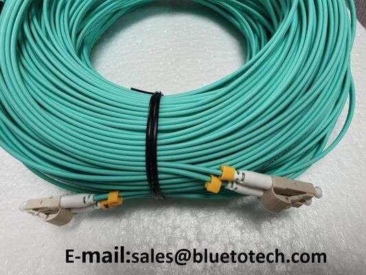 LC-LC OM3 Duplex Fiber Optic Patch Cord 2mm για μετάδοση δεδομένων υψηλής ταχύτητας